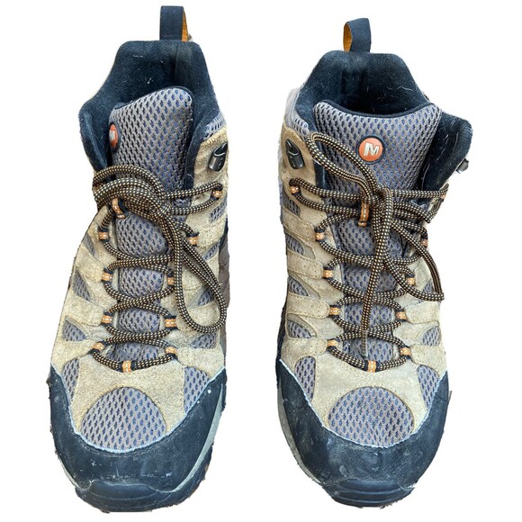 Merrell Moab Mid Ventilator Brown Earth Style Waterproof Hiking Mens Boots 10.5 main image 2
